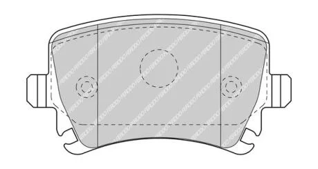 Гальмівні колодки, дискові FERODO FDB5107
