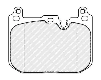 Комплект гальмівних накладок, дискове гальмо FERODO FDB5112