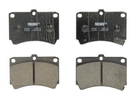 MAZDA гальмівні колодки передн.323 89-,Kia FERODO FDB715