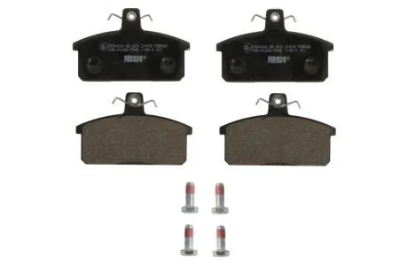 Колодки гальмівні дискові, комплект FERODO FDB906