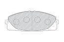 Комплект гальмівних колодок FERODO FVR4327