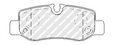 Колодки гальмівні дискові FERODO FVR5013