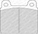 Комплект гальмівних колодок передн ALFA ROMEO SPIDER, VW TRANSPORTER II, TRANSPORTER III 1.6-2.1 08.67-07.92 FERODO FVR84 (фото 2)