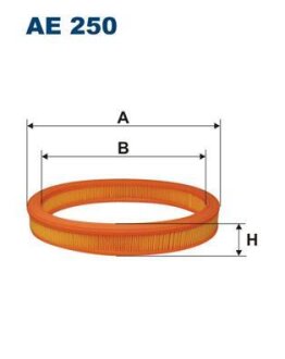 Фильтр воздушный двигателя FILTRON AE 250