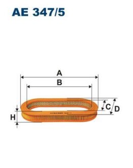 Фільтр повітря FILTRON AE 347/5