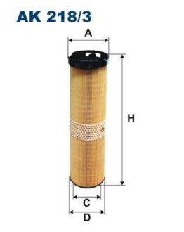 Фильтр воздушный MB E(W/S211)/S(W220) 02- FILTRON AK 218/3