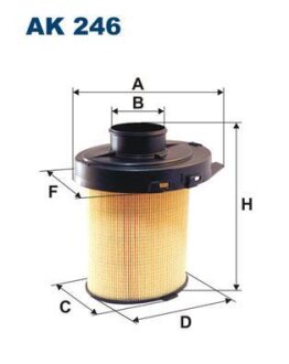 Фільтр повітряний FILTRON AK 246