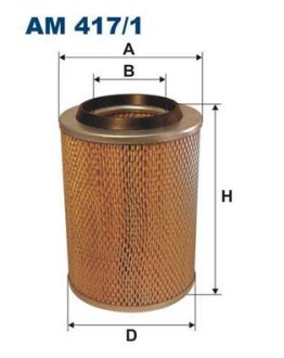 Воздушный фильтр FILTRON AM 417/1