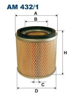 Воздушный фильтр FILTRON AM 432/1