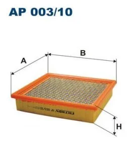 Фильтр воздушный JEEP 11- DIESEL FILTRON AP 003/10