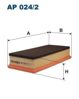 Фільтр повітря FILTRON AP 024/2