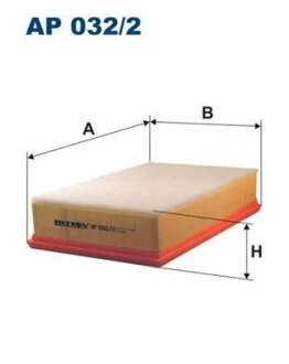 Фильтр воздушный BMW 7(E65) 01- 3.0-6.0 FILTRON AP 032/2