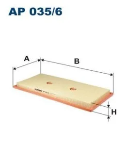 Фильтр воздушный MB W204/212/221 3.5 (C43139) FILTRON AP 035/6
