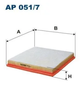 Фильтр воздушный Opel Astra H 1.6Turbo/1.7/1.9CDTI 04- FILTRON AP 051/7