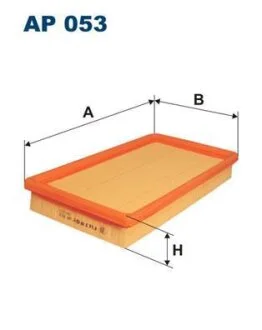 Фільтр повітряний FILTRON AP 053