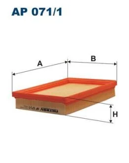 Фильтр воздушный KIA/MAZDA PRIDE/DEMIO 90- FILTRON AP 071/1