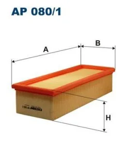 Воздушный фильтр CITROEN SAXO, PEUGEOT 106 II 1.6 05.96-07.04 FILTRON AP 080/1