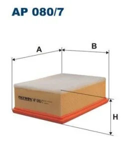 Фильтр воздушный Citroen Xsara / Peugeot 206 1.8-2.0 i/D/HDi 98-> FILTRON AP 080/7