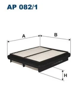 Фильтр воздушный CHEVROLET LANOS 97- 1.4-1.6 FILTRON AP 082/1