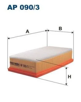 Фiльтр повiтряний FILTRON AP 090/3