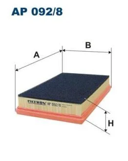 Фільтр повітряний FILTRON AP 092/8