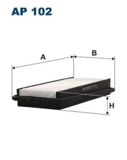 Фильтр воздушный HONDA ACCORD -98 FILTRON AP 102