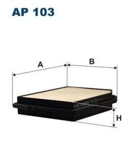 Фільтр повітря HONDA CIVIC 1.5, 1.6 -90 FILTRON AP 103