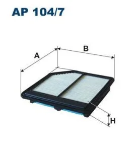 Фильтр воздушный HONDA CIVIC 06- 1.4/1.8 FILTRON AP 104/7