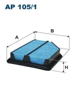 HONDA фільтр повітря CR-V 07- (260*173*40) FILTRON AP 105/1