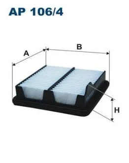 HONDA фільтр повітря Jazz 08- (172*167*60) FILTRON AP 106/4