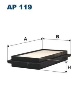 Фільтр повітряний FILTRON AP 119