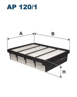 Фильтр воздушный FORD/MITSUBISHI RANGER/GALANT -06/-04 DIESEL/4G63/4G64 FILTRON AP 120/1