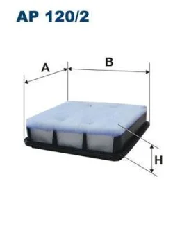 Фильтр воздушный MITSUBISHI L200 05- 2.5 DIESEL FILTRON AP 120/2