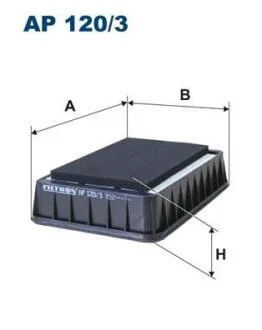 Фiльтр повiтряний Mitsubishi Lancer X 08-/Outlander XL 07-/Citroen C4 2.0 11- FILTRON AP 120/3