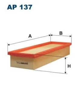 ФИЛЬТР ВОЗД. RENAULT Trafic З 800D, П 1000D, З 1000D, П 1200D, З 120 FILTRON AP 137