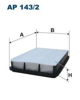 Фильтр воздушный TOYOTA LAND СRUISER 120 03- 3.0 DIESEL FILTRON AP 143/2