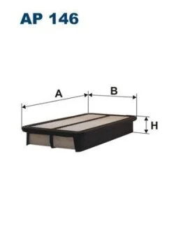 Фільтр повітр. PONTIAC, TOYOTA (308*156*42.5) FILTRON AP 146