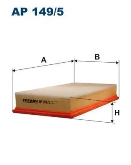 Фильтр воздушный VAG A3/OCTAVIA/BORA/GOLF 4 1.6-2.0 FILTRON AP 149/5