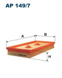 VW фільтр повітряний 1,6FSI: Golf V,Passat, TouranSkoda Octavia 04- (300*156*42) FILTRON AP 149/7
