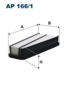 Фильтр воздушный TOYOTA LAND CRUISER 120 03- 4.0 FILTRON AP 166/1