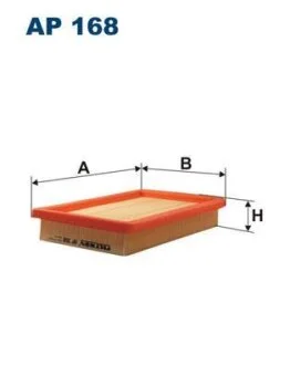 Повітряний фільтр MAZDA 323 C V, 323 F V, 323 F VI, 323 P V, 323 S V, 323 S VI, PREMACY 1.3-2.0D 07.94-03.05 FILTRON AP 168