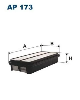 Фільтр повітря FILTRON AP 173