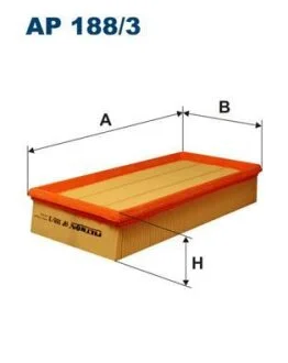 Фильтр воздушный SAAB 9-3 01- FILTRON AP 188/3