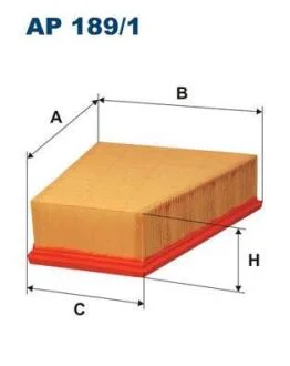 Фiльтр повiтряний FILTRON AP 189/1