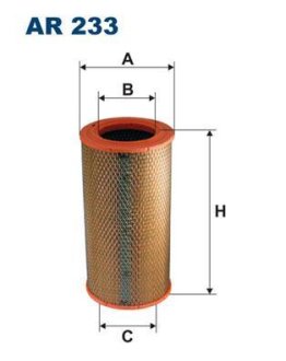 Воздушный фильтр DAEWOO LUBLIN II 2.2/2.4D 04.97- FILTRON AR 233
