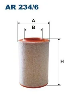 Акция Фільтр повітряний 2.0JTDM 16V, 1.4T-Jet 16V, 1.4Bifuel 16V ALFA ROMEO Giulietta 10-20 FILTRON AR 234/6