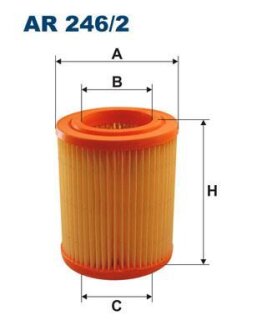Фильтр воздушный HONDA CIVIC/CR-V -06 2.0 FILTRON AR 246/2