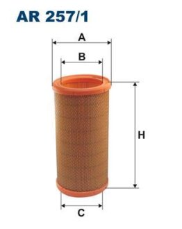 Фільтр повітряний FILTRON AR 257/1