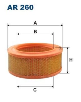 Фільтр повітряний FILTRON AR 260