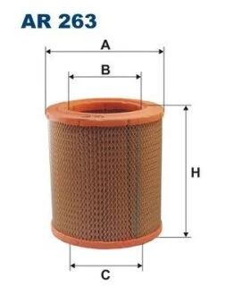 Фільтр повітряний Fiat Ducato / Peugeot Boxer 1.9 - 2.4 - 2.5 1982 - 2002 FILTRON AR 263